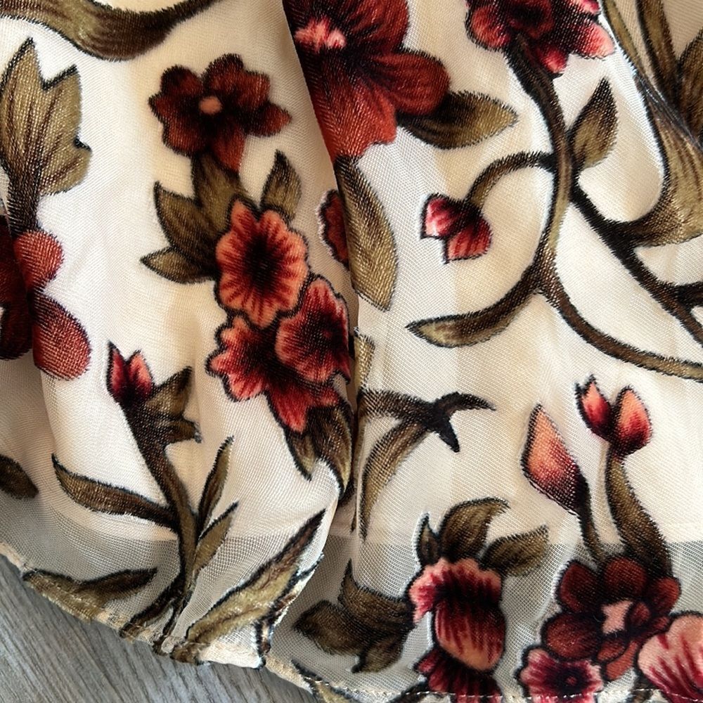 NORDSTROM ALI AND JAY DONT MIND IF I DO FLORAL ASYMMETRICAL DRESS SIZE XL - Picture 8 of 11